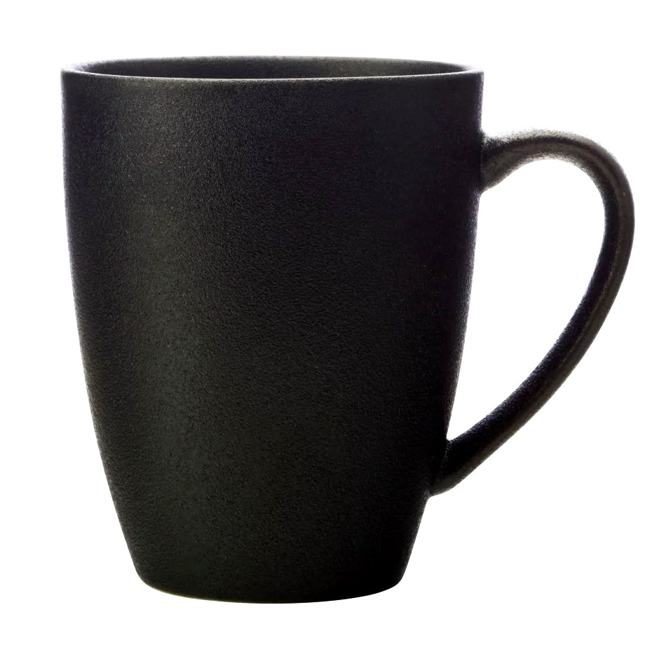 Ceramic Mug, 400ml, Coupe Caviar Black
