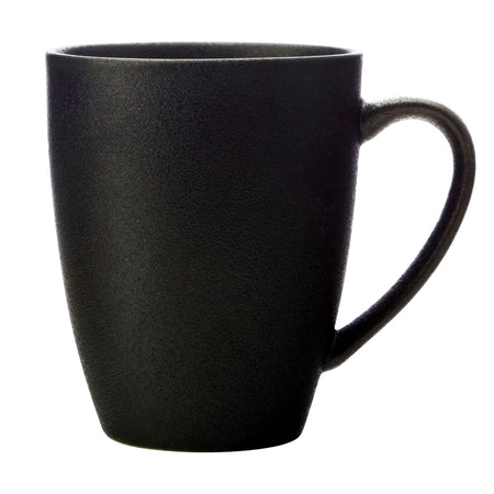 Ceramic Mug, 400ml, Coupe Caviar Black