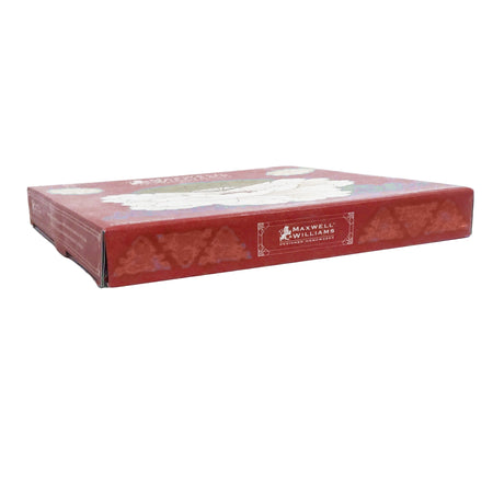 Cake Plate, Kimono Red