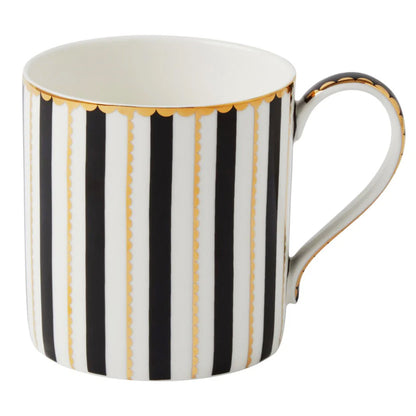 Ceramic Mug, Straight Regency, Black