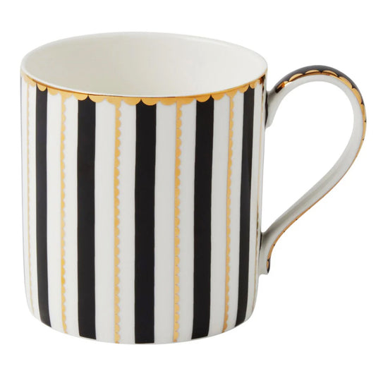 Ceramic Mug, Straight Regency, Black