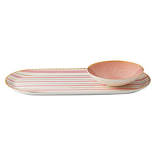 Load image into Gallery viewer, Ceramic Platter &amp; Dish, Straight Regency, Pink
