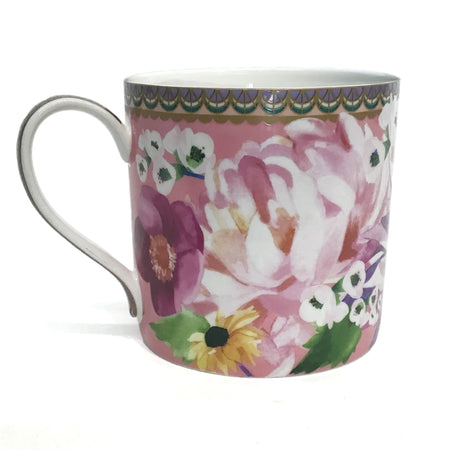 Ceramic Mug, Dahlia, Pink, 430ml