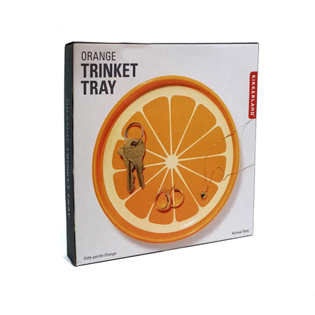 Ceramic Trinket Dish, Orange