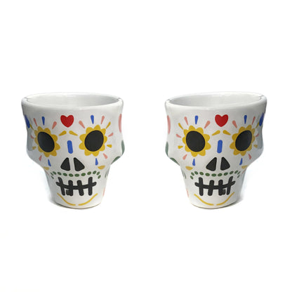 Sugar Skull Shot Glasses