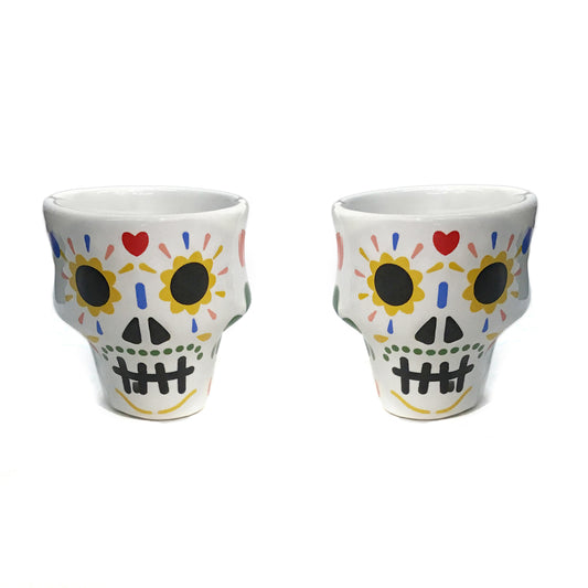 Sugar Skull Shot Glasses