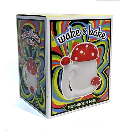 Mug, Ceramic, 4oz, Wake & Bake
