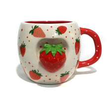 Load image into Gallery viewer, Mug, Ceramic, 22oz, Strawberry
