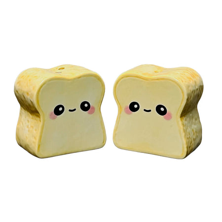 Toast Salt & Pepper Shakers, Set of 2