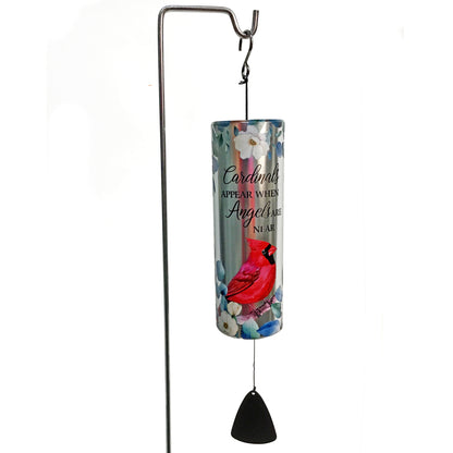 Cylinder Sonnet Wind Chime W/ Stand, 7 Assorted