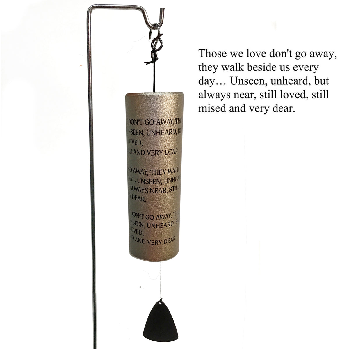 Cylinder Sonnet Wind Chime W/ Stand, 7 Assorted