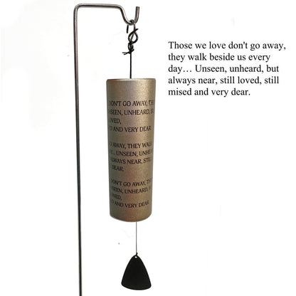 Cylinder Sonnet Wind Chime W/ Stand, 7 Assorted