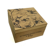 Load image into Gallery viewer, Wood Box, Memory, In Our Hearts
