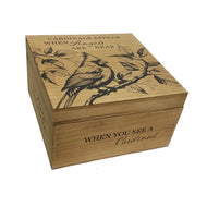 Wood Box, Memory, Cardinals Appear