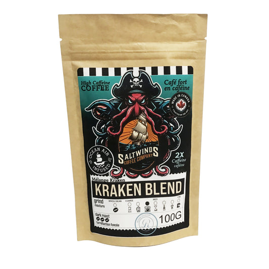 Coffee, 100g, Kraken Blend, Dark Roast, Ground