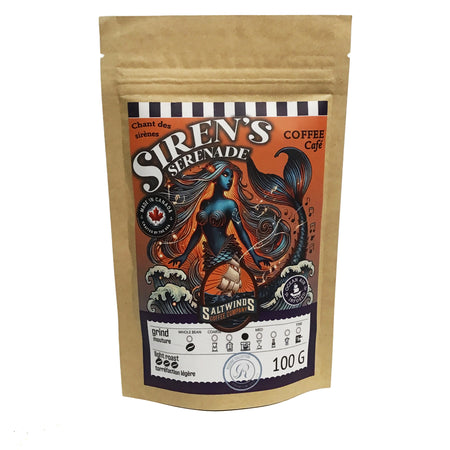 Coffee, 100g, Sirens Serenade, Light Roast, Ground