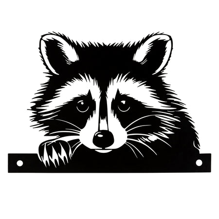 Metal Yard Art, Raccoon