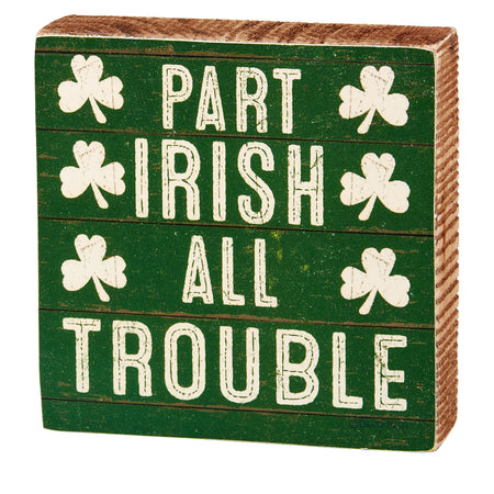 Block Sign Decor, Part Irish
