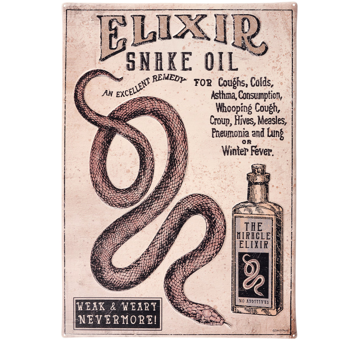 Wall Dcor, Elixie Snake Oil