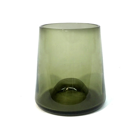 Glass, Cup, Smokey Green
