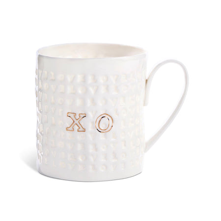 Porcelain Mug, 12oz, Xo