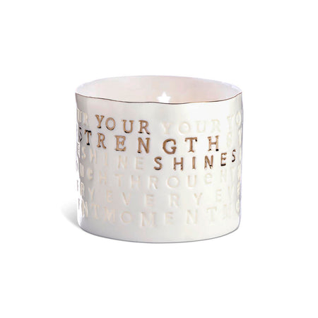 Porcelain Tea Light Holder, Strength