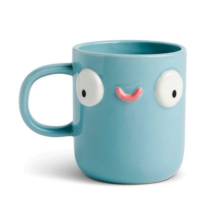 Ceramic Mug, 14oz, Sam Blue Loves To Cheer