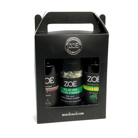 Zoe Olive Oil - Mini Trio - Oil/Balsamics/Salt