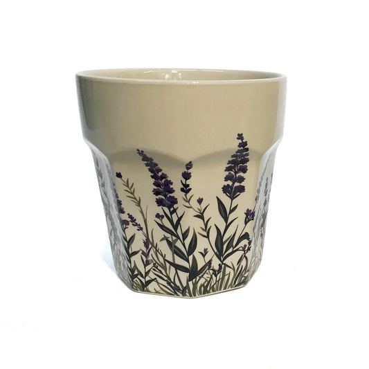 Pot, 5in, Ceramic, Florals, Assorted