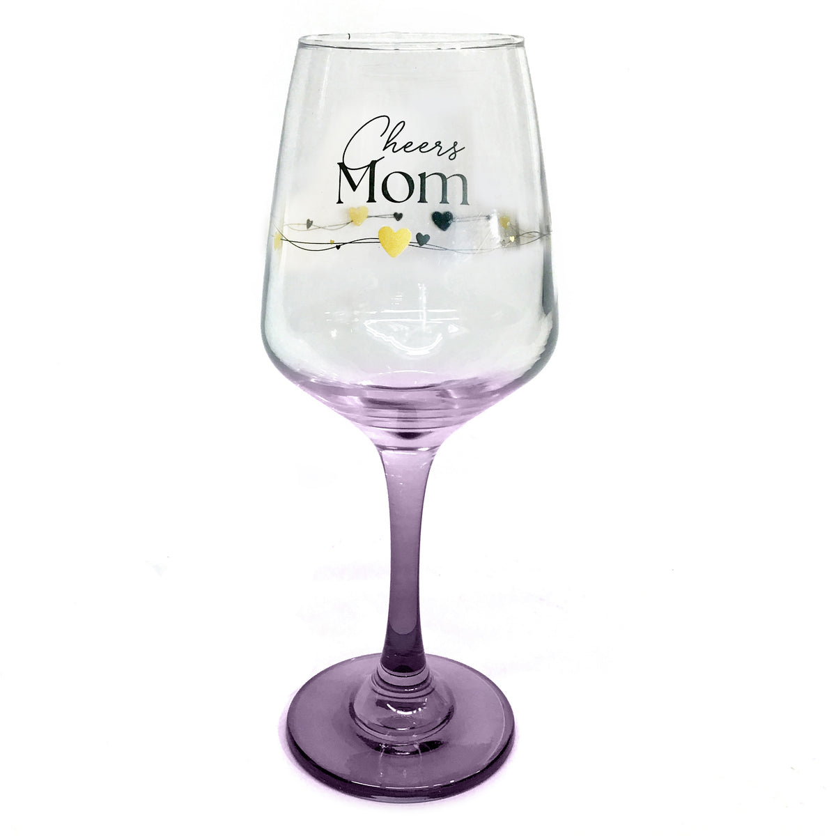 Wine Glass, Cheers Mom