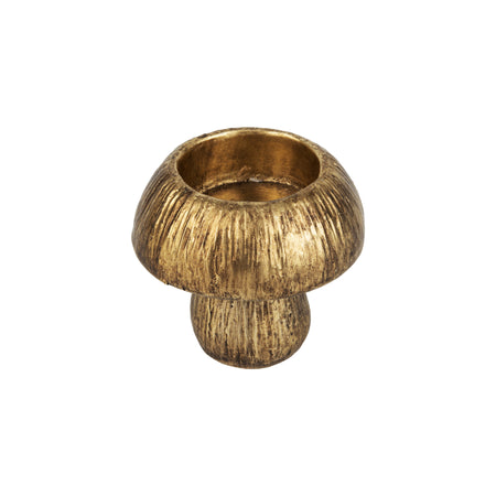 Decor, 3in, Mushroom, Bronze