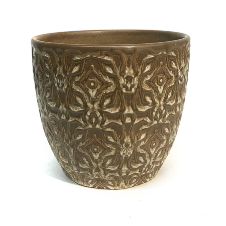 Pot, Ceramic, Large, Arsbesque Ochre