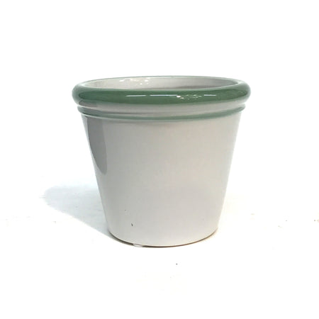 Pot, Ceramic, Small, Sage Edge