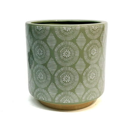 Pot, Stoneware, 6in, Rosa Sage