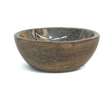 Load image into Gallery viewer, Mango Wood Bowl- Birds Retro Mini 4"
