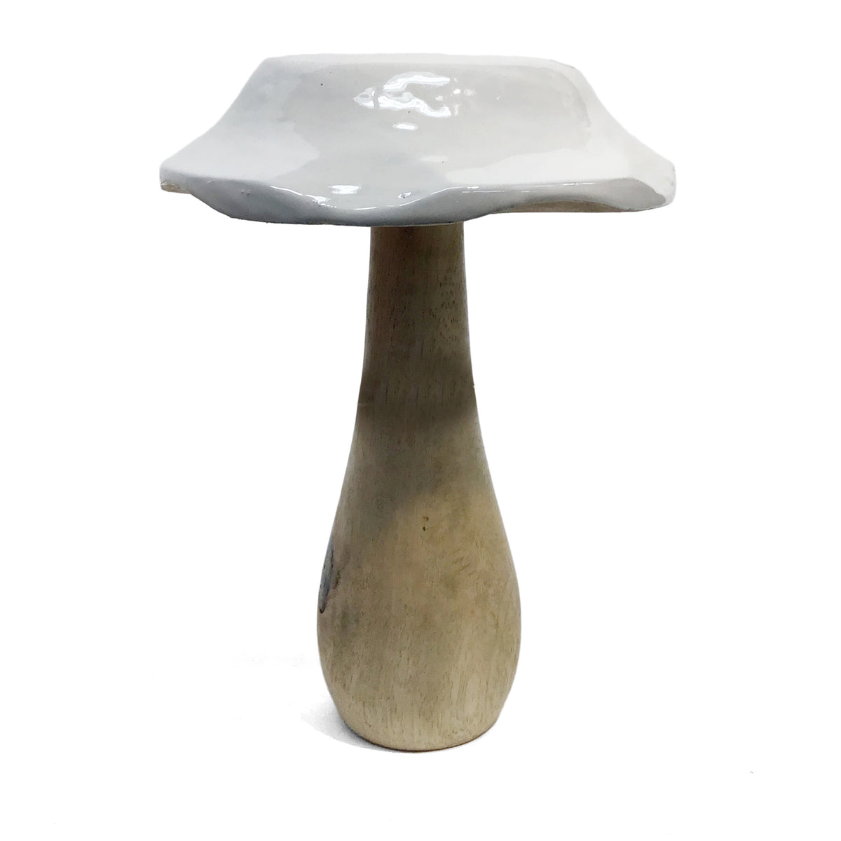 Mango Wood Mushroom Tabletop Decor 7in