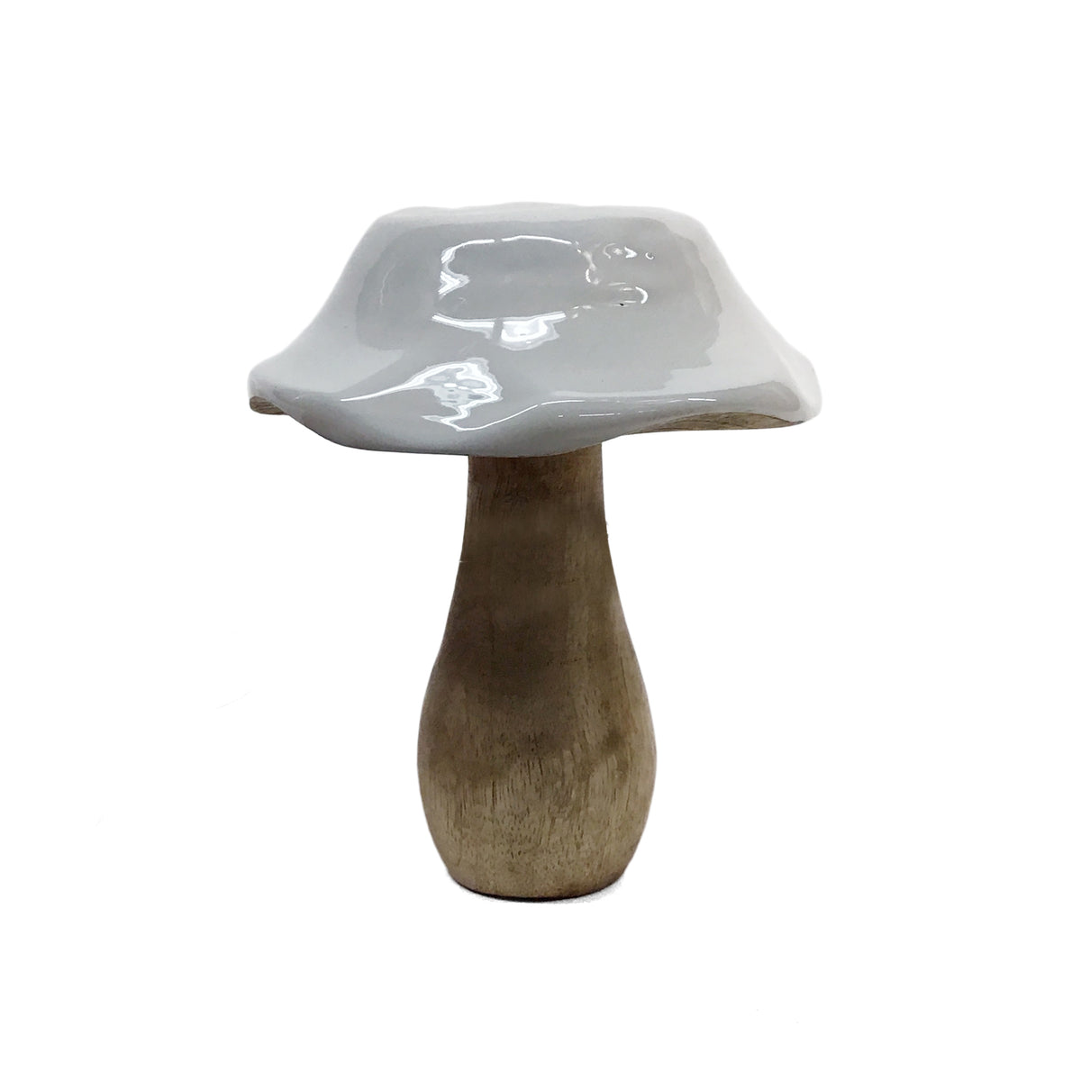 Mango Wood Mushroom Tabletop Decor 5in