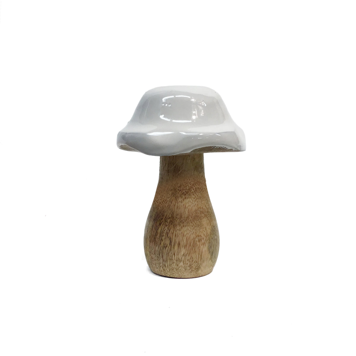 Mango Wood Mushroom Tabletop Decor 4in