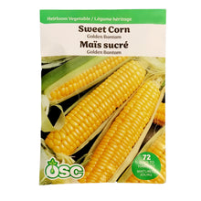 Load image into Gallery viewer, Sweet Corn - Golden Bantam Seeds, OSC Pack

