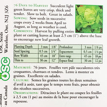 Load image into Gallery viewer, Lettuce - White Boston Seeds, OSC
