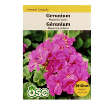 Load image into Gallery viewer, Geranium - Maverick Violet Seeds, OSC
