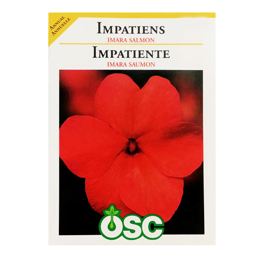 Impatiens - Imara Salmon Seeds, OSC