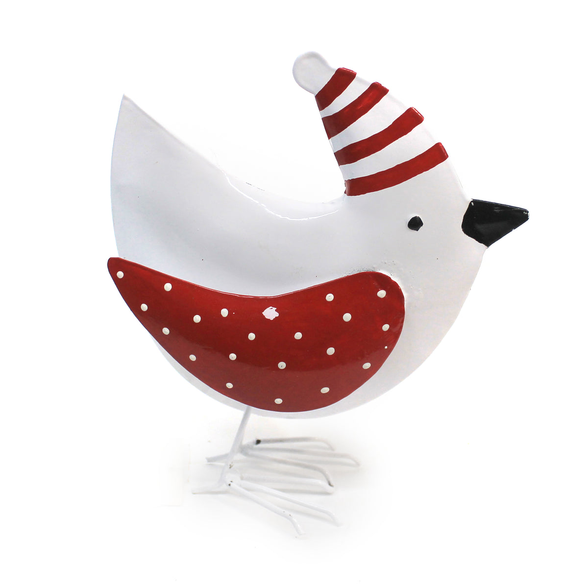 Decorative Metal Holiday Birds, 3 Asst. Styles