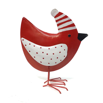 Decorative Metal Holiday Birds, 3 Asst. Styles