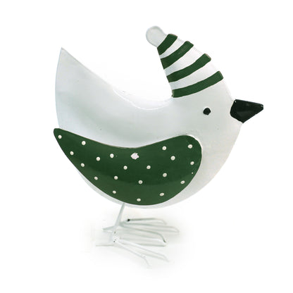 Decorative Metal Holiday Birds, 3 Asst. Styles