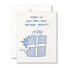Load image into Gallery viewer, Greeting Card, Hurry Up
