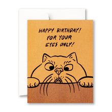 Load image into Gallery viewer, Greeting Card, For Your Eyes Only
