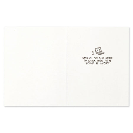 Greeting Card, No Wrong Way To Retire