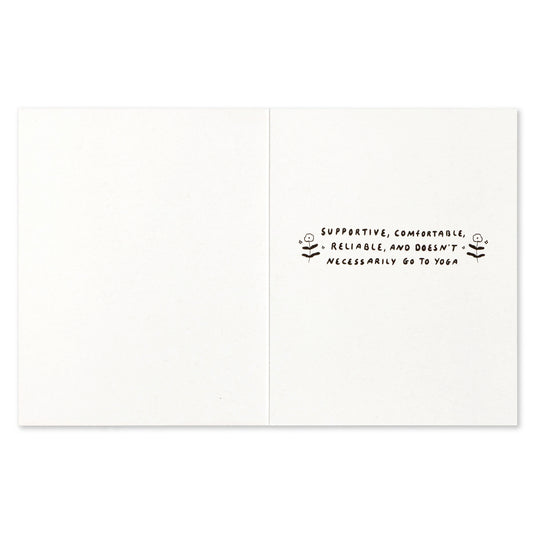 Greeting Card, Yoga Pants Friendship