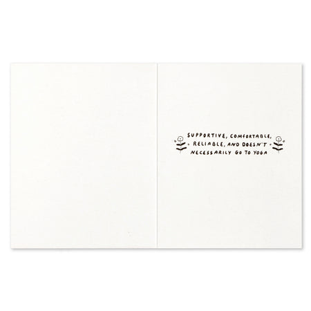 Greeting Card, Yoga Pants Friendship